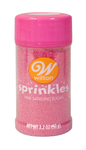 Wilton Pink Sanding Sugar, 3.2oz.