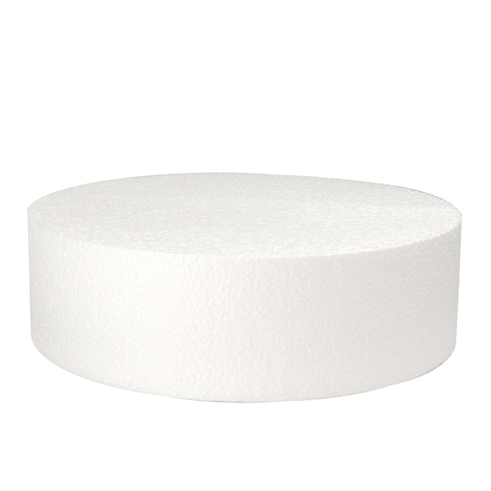 Round Styrofoam 8" x 3.5" Form Dummy