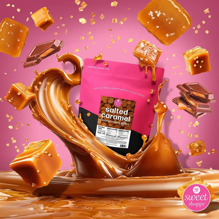 Sweet Shoppe Salted Caramel Flavored Wafers 5 pounds