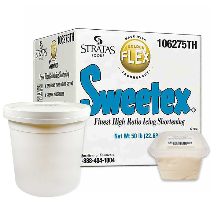 Sweetex Golden Flex Finest High Ratio Cake and Icing Shortening 2 lb.