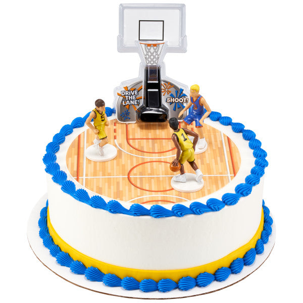 Basketball All Net Cake Decorations Topper Set Kit