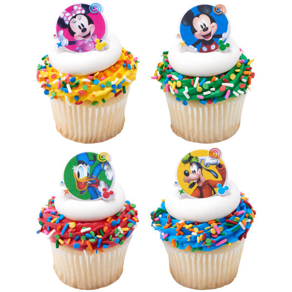 Mickey Mouse Funhouse Best Pals Around Cupcake Rings Cupcake Cake Decorating Rings 12 set