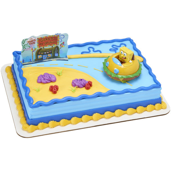 SpongeBob SquarePants Krabby Patty DecoSet Cake Decorations Topper Set Kit