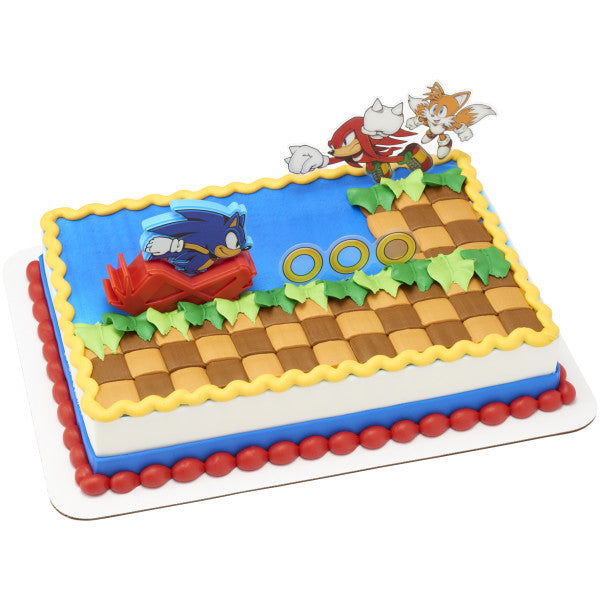 Sonic the Hedgehog Cake Decorations Topper Set Kit