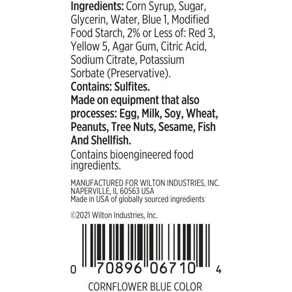 Wilton Cornflower Blue Icing Color, 1 oz.
