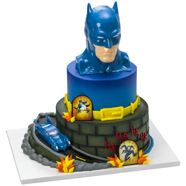 Batman To the Rescue Large Cake Decorations Topper Set Kit