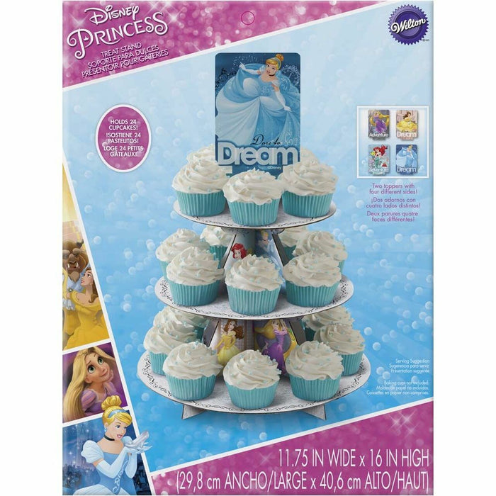 Wilton Disney Princesses Treat Stand 24 Cupcake Holder Party Centerpiece