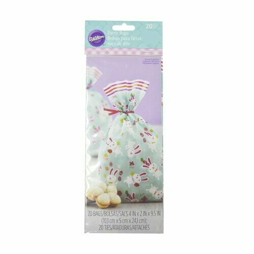 Wilton Easter Bunny Rabbit Treat Party Bags, 20 Ct