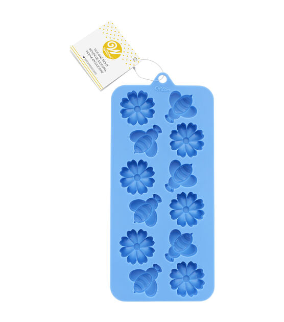 Wilton Silicone Flower and Bee Candy Mold