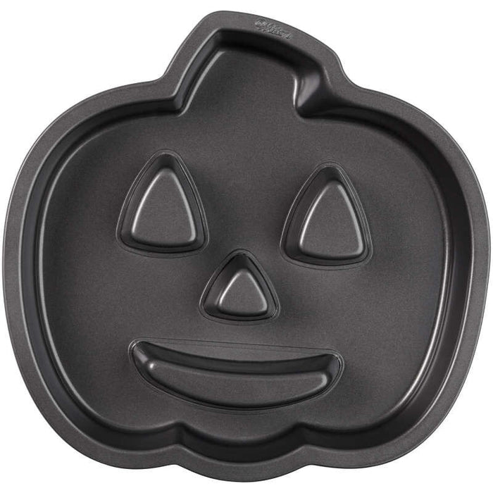 Wilton Halloween Non-Stick Pumpkin-Shaped Fluted Cake Pan, 11 x 10-Inch