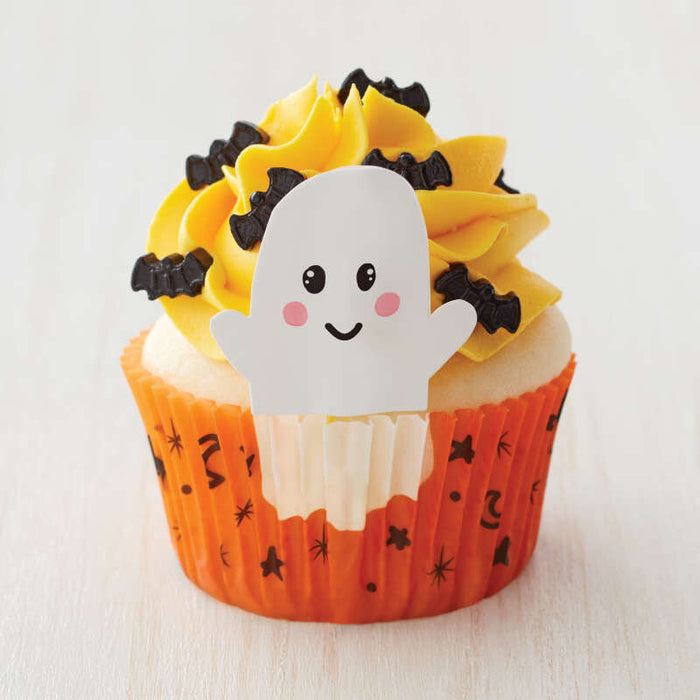 Whimsical Ghost Cupcake Decorating Kit, 24 Sets