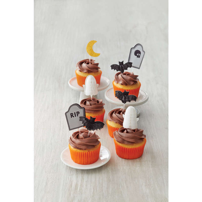 Wilton Halloween Treat and Cupcake Toppers, 8-Piece