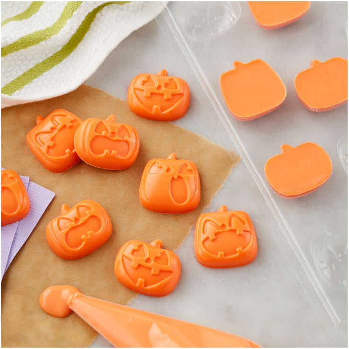 Wilton Halloween Pumpkin Candy Mold, 12-Cavity