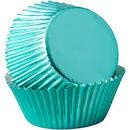 Wilton Turquoise Foil Cupcake Liners, 24-Count