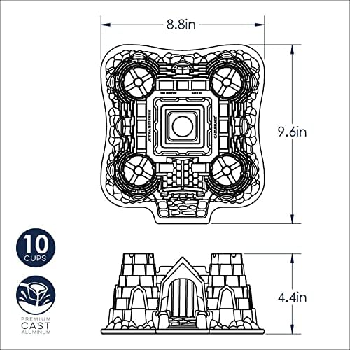 Nordic Ware Pro Cast Castle Bundt Pan