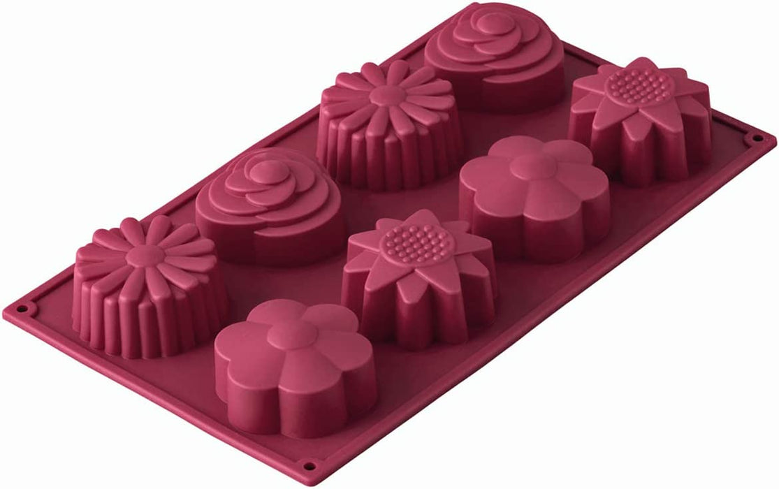 Wilton Silicone Flower Candy Mold, 8-Cavity