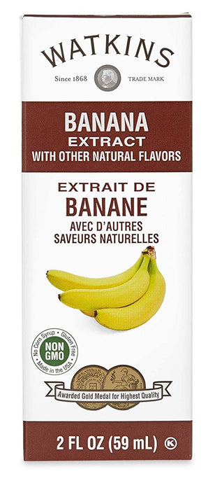 Watkins Banana Extract with Other Natural Flavors, 2 oz. Bottle