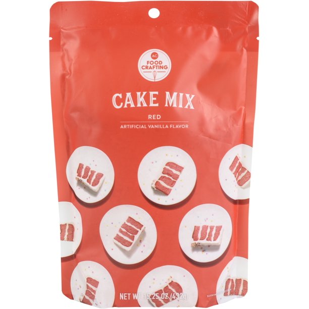 AC Food Crafting Food Crafting Cake Mix 15.25oz-Red