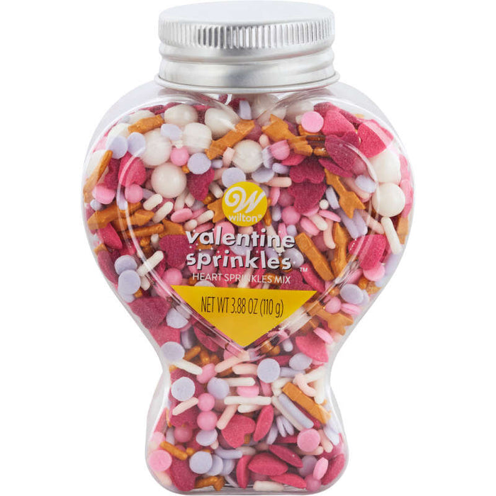 Wilton Hearts and Arrows Valentine's Day Sprinkle Mix, 3.88 oz.