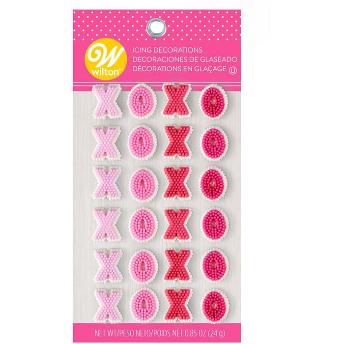 Wilton X's and O's Icing Decorations, 24-Count
