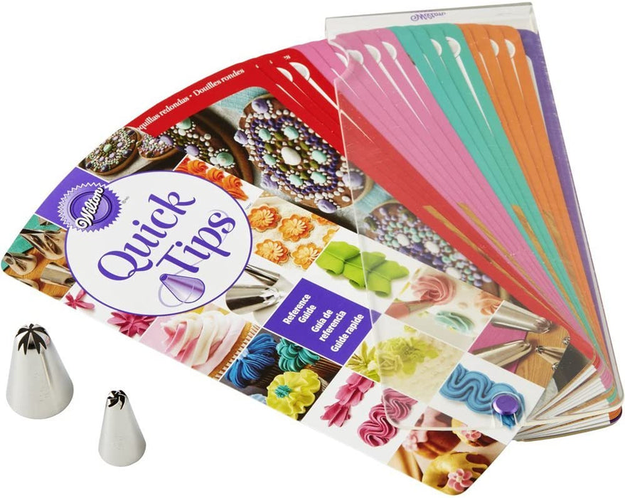 Photo Quick Tips Chart Wilton Quick Tips Reference Guide for Decorating with Piping Tips, 4-P ...