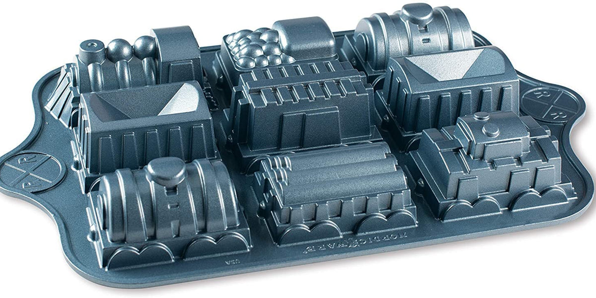 Nordic Ware Platinum Collection Train Pan Cake and Candy Supply