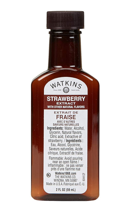 Watkins Strawberry Extract with other Natural Flavors, 2 oz. Bottle