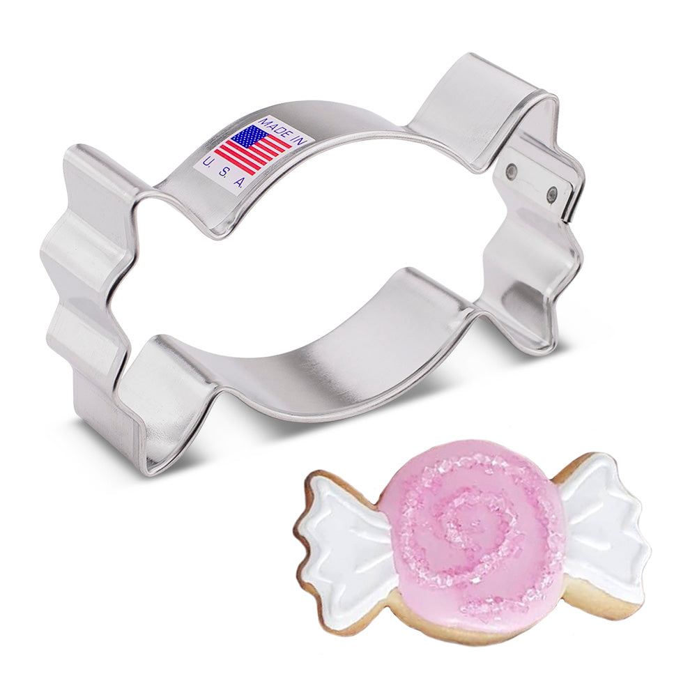 Ann Clark Piece of wrapped Candy Cookie Cutter — Cake and Candy Supply