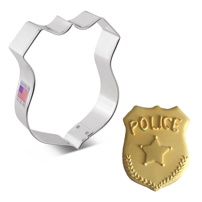 Ann Clark Police Badge Route 66 Cookie Cutter