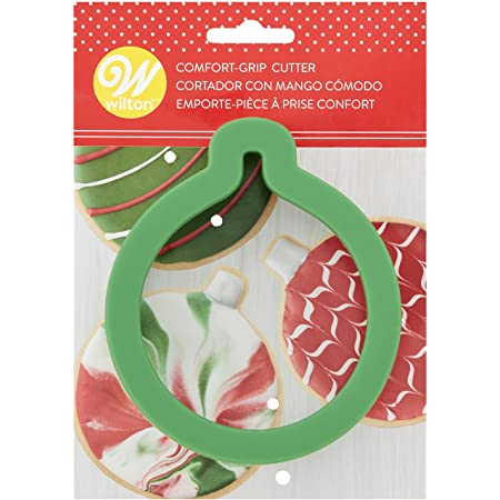 Wilton Green Ornament Comfort Grip Holiday Cookie Cutter