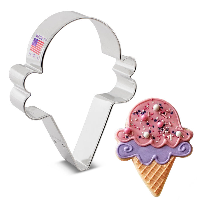 Ann Clark Ice Cream Cone Cookie Cutter