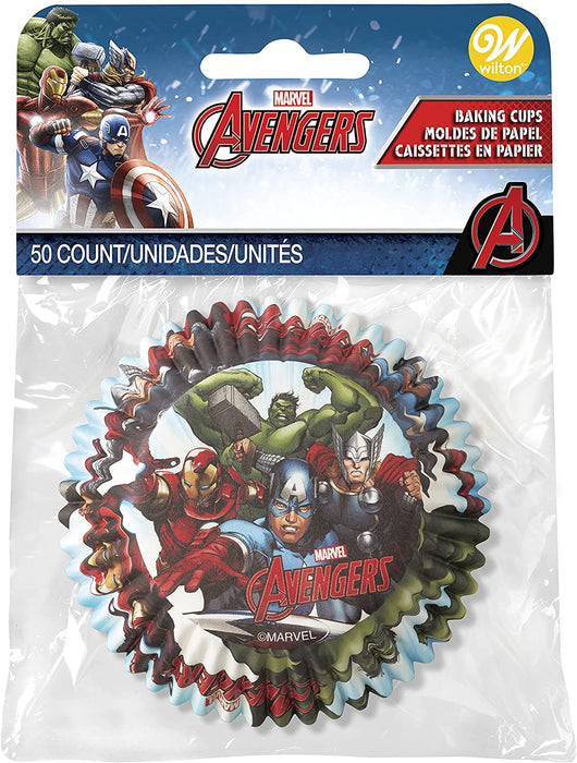 Wilton Marvel Avengers Cupcake Liners, 50-Count