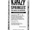 Krazy Sprinkles Metallic Silver Rods Sprinkles by Bakell
