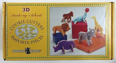 Nordic Ware Cookie 3D Cutters Zoo Animals