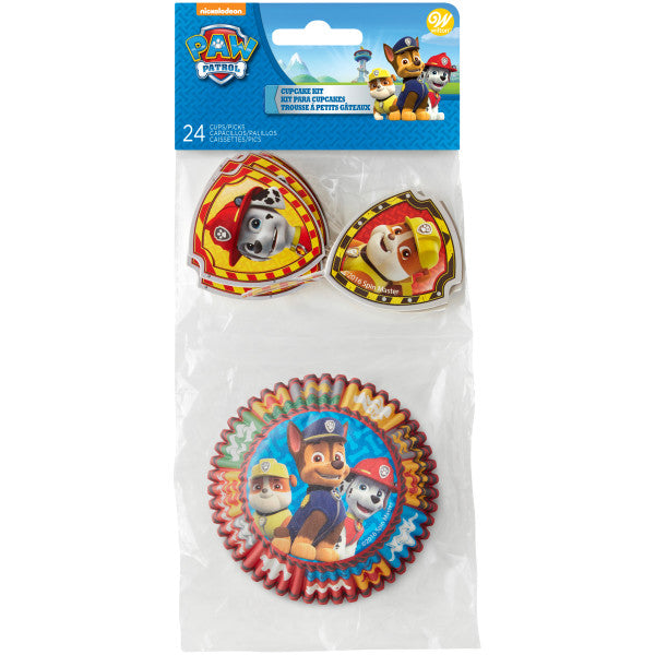 Wilton Nickelodeon Paw Patrol Cupcake Decorating Kit, 24-Count