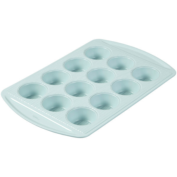 Silicone Muffin Pans Nonstick 12 Cup, 2.5 inch Silicone Cupcake