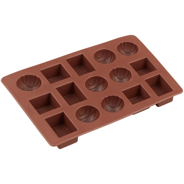 Wilton Box of Chocolates Silicone Candy Mold, 15-Cavity