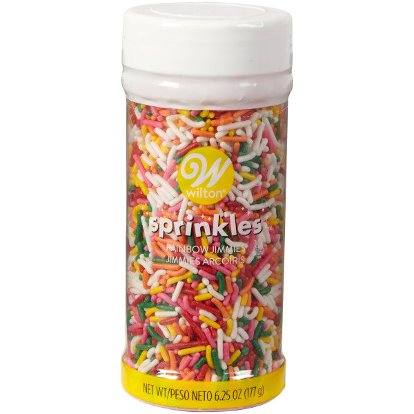 Wilton Rainbow Jimmies Sprinkles, 6.25 oz.