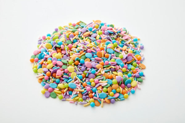 Wilton Bright Pastel Easter Egg and Jimmies Sprinkle Mix, 3.98 oz.
