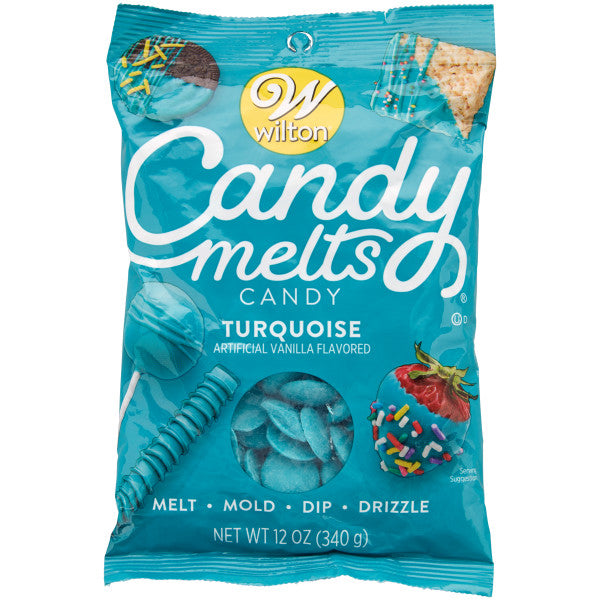 Wilton Candy Melts Turquoise Candy, 12 oz.