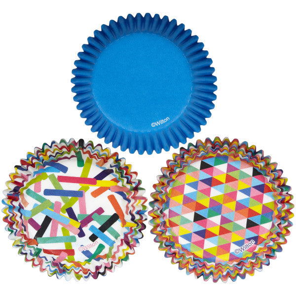 Wilton Bright Cupcake Liners, 75-count