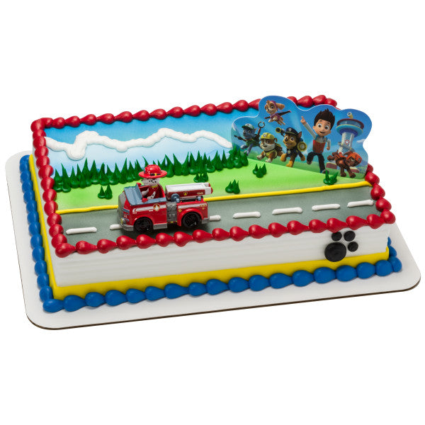 PAW Patrol Just Yelp for Help Firetruck Set Cake Kit Topper
