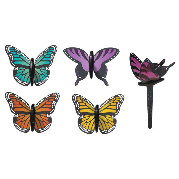 Butterfly Beauty Cake and Cupcake toppers - 6 Pics Per Order