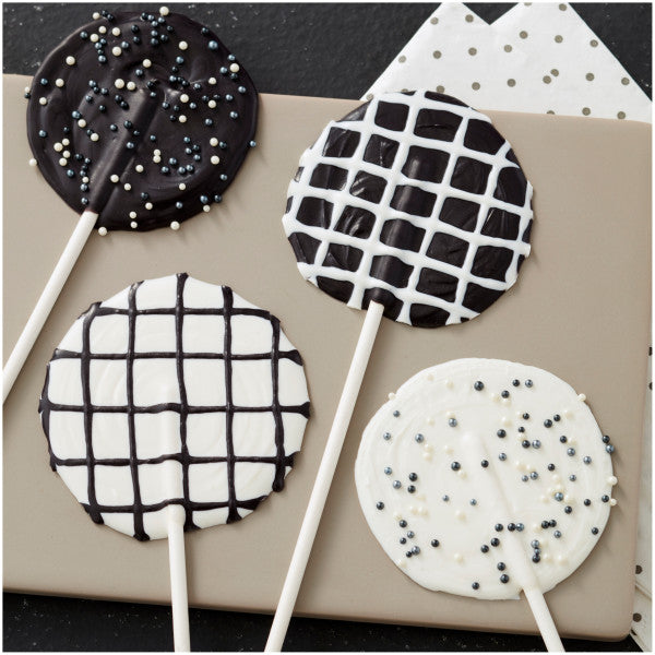 6 Inch White Chocolate Stick, Paper Lollipop Sticks, Cake Pops