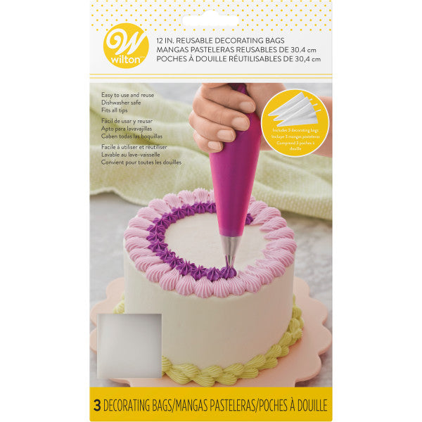 Piping Bag Silicone Pastry Bags,Reusable Icing s Baking Cookie