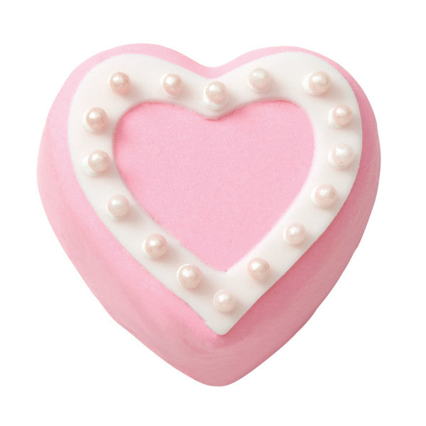 Wilton Silicone Mini Heart Mold, 6-Cavity Mold for Heart Shaped Cookies and Candy