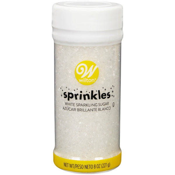 Wilton White Sparkling Sugar, 8 oz.