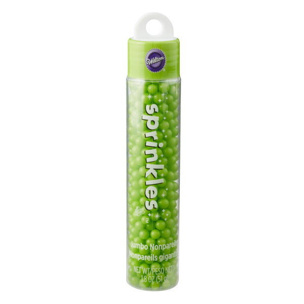 Wilton Green Jumbo Nonpareils Sprinkle Tube, 1.8 oz.