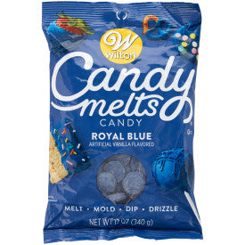 Wilton Candy Melts Royal Blue Candy, 12 oz.