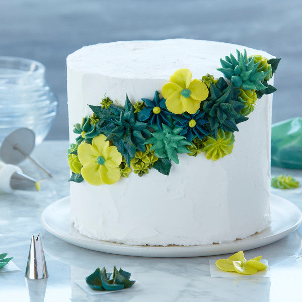 Wilton How to Pipe Simple Icing Flowers Cake Decorating Kit, 68